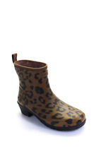 Zapatos cortos de lluvia Hunter para mujer marrón estampado animal goma talla 5 segunda mano  Embacar hacia Argentina