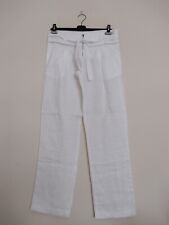 pantaloni lino bianco usato  Italia