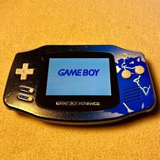 Gameboy Advance Backlit LCD Screen GBA Game Boy Nintendo Custom Blue Blastoise for sale  Shipping to South Africa