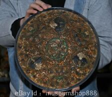 Prato de prato de flores antigo chinês Tang sancai porcelana palácio dinastia 12,4" comprar usado  Enviando para Brazil