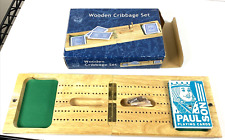 Wooden portable cribbage for sale  Woodway