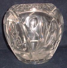 Vaso da fiori, vetro, ovale, altezza circa 15 cm, senza macchie, usato usato  Spedire a Italy