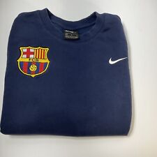 Sudadera Nike FC Barcelona Adulto M Bordado Cuello Redondo Pullover Fútbol segunda mano  Embacar hacia Argentina