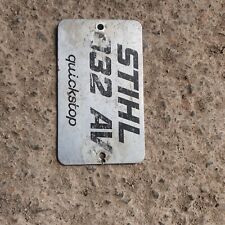 Plaquette stihl 032 d'occasion  Schirmeck