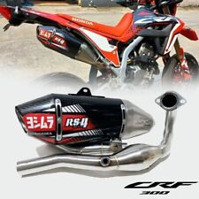 Used, FULL SYSTEM EXHAUST MUFFLER CARBON END PIPE FIT HONDA CRF300L RALLY 2021-2024 for sale  Shipping to South Africa