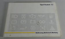 Instrucciones Servicio Manual de Opel Kadett E + Gsi Cabrio Caravan St. 1991 comprar usado  Enviando para Brazil