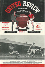 Football programme manchester for sale  MORECAMBE
