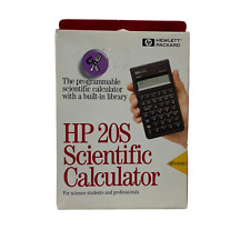 Calculadora científica Hewlett Packard HP 20S completa nova na caixa funcionando, usado comprar usado  Enviando para Brazil