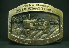 John Deere Dubuque Works 2010 Wheel Tractor 1997 Belt Buckle jd farm Limited Ed for sale  Shipping to United Kingdom