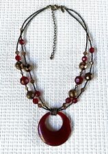 Cinnabar necklace red for sale  Rogers