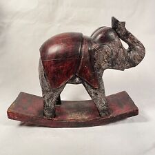 Wood carved elephant for sale  Bayville