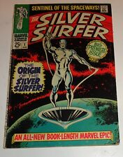 Usado, Silver Surfer #1 en muy buen estado talla gigante Buscema clásico 1968 segunda mano  Embacar hacia Argentina