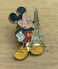Broche vintage Mickey Mouse Torre Eiffel emblema Disneylândia Paris euro recordações comprar usado  Enviando para Brazil