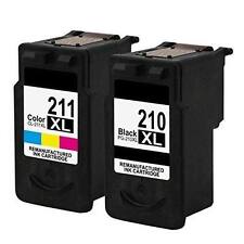 2 PACK PG- 210XL CL-211XL Ink for Canon PIXMA MP240 MP250 MP480 MP490 for sale  Shipping to South Africa