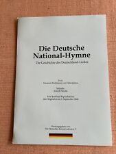 Deutsche national hymne gebraucht kaufen  Uetze