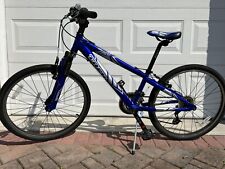 Trek MT220 MT 220 24" Wheel Youth Junior Kids Mountain Bike 21 Speed Blue for sale  Hasbrouck Heights