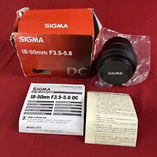 Sigma 18-50mm f/3.5-5.6 DC para lente de zoom de foco automático digital para Canon do Japão comprar usado  Enviando para Brazil