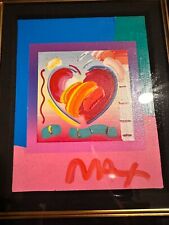Peter max heart for sale  Cary