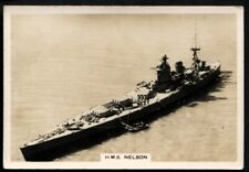 Tarjeta de tabaco, Senior Service, THE NAVY, 1937, HMS Nelson, #13 segunda mano  Embacar hacia Argentina