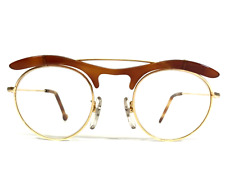 Armações de óculos vintage La Eyeworks Petite TOJO 103-451 marrom ouro 43-23-135 comprar usado  Enviando para Brazil