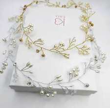 Wedding headband pearl for sale  Shipping to Ireland
