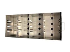 16-Place Stainless Freezer Storage Rack w/ Plastic Dividers for 5”x5”x2” Box  for sale  Shipping to South Africa