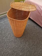 basket laundry wooden for sale  LONDON