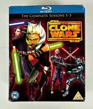 Star Wars The Clone Wars The Complete Seasons 1-5 Blu ray 2013, usado comprar usado  Enviando para Brazil
