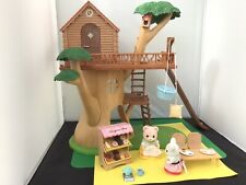 SYLVANIAN FAMILIES TREEHOUSE & DONUT STALL BUNDLE WITH FIGURES for sale  Shipping to South Africa