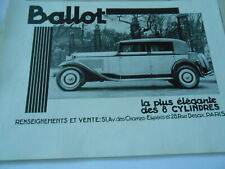 1930 ballot elegant d'occasion  Expédié en Belgium