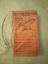 Guide michelin 1935 d'occasion  Paris XIX