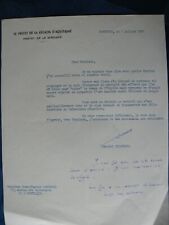 1967 typed letter d'occasion  Expédié en Belgium