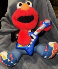 FISHER-PRICE Casco de Rock and Roll Elmo con Guitarra Muñeca de Peluche Juguete 1998 segunda mano  Embacar hacia Argentina