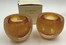 Candle holders amber for sale  El Cajon