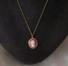 Rolled Gold Cameo necklace - stamped for sale  Shipping to South Africa