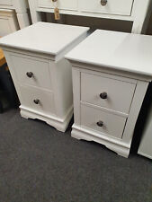 White painted bedsides for sale  NOTTINGHAM