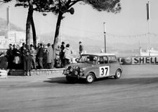 Foto Paddy Hopkirk, 1964 Monte-Carlo Rally, Mini Cooper S, A4 comprar usado  Enviando para Brazil