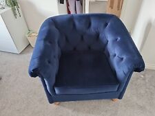 Next armchair blue for sale  NEWTON AYCLIFFE