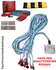 btd Biosan Beauty center elettrostimolatore Fili Filo ricambio cavo x elettrodi usato  Morciano Di Romagna