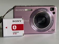 🌟 Câmera Digital Sony Cyber-shot DSC-W120 Rosa 7.2MP Carl Zeiss - SEM CARREGADOR  comprar usado  Enviando para Brazil