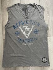 Affliction mens sleeveless for sale  LUTTERWORTH