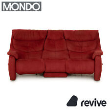 Mondo Satyr Stoff Dreisitzer Rot elektrische Funktion Sofa Couch na sprzedaż  Wysyłka do Poland