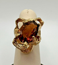 stone ring gold citrine for sale  Southampton