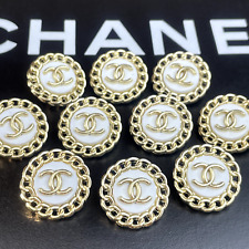 Chanel buttons white for sale  Shipping to Ireland