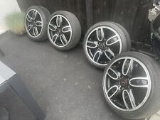 mini black alloy wheels for sale  ROYSTON