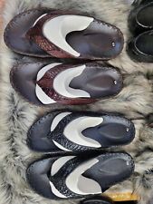 Usado, Sandálias masculinas de couro de jacaré de crocodilo feitas à mão genuínas tamanho personalizado comprar usado  Enviando para Brazil