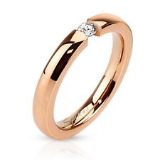 Usado, Damen Ring Band Ring Fingerring Verlobungsring Edelstahl Ring RS57 comprar usado  Enviando para Brazil