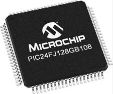 MICROCHIP PIC24FJ128GB108-I/PT Lote de 119 128 KB 80 PIN 16 bits 3,6 V Dispositivo/HST/OTG, usado segunda mano  Embacar hacia Argentina