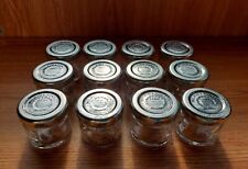 12 Wilkins & Sons Empty Clear Glass Jars Crafts Storage Projects Clean Recycled for sale  Shipping to South Africa