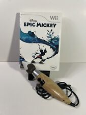 Disney Epic Mickey + Paintbrush Nunchuk Bundle (Nintendo Wii) Completo Rápido S/H, usado comprar usado  Enviando para Brazil